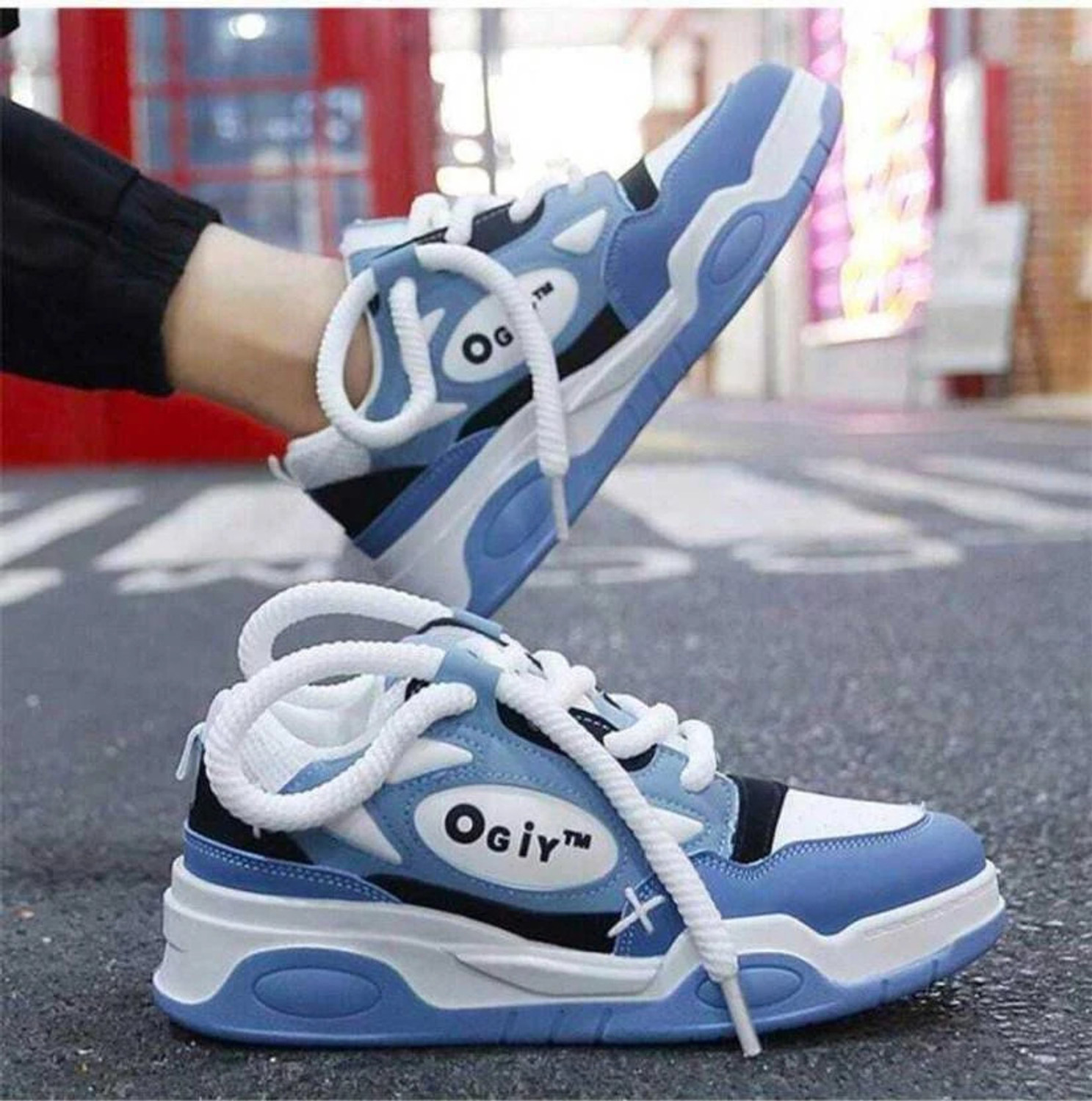Image of Layasa New Tranding Attractive Oggi Walking Shoes For Women (Blue , 3)