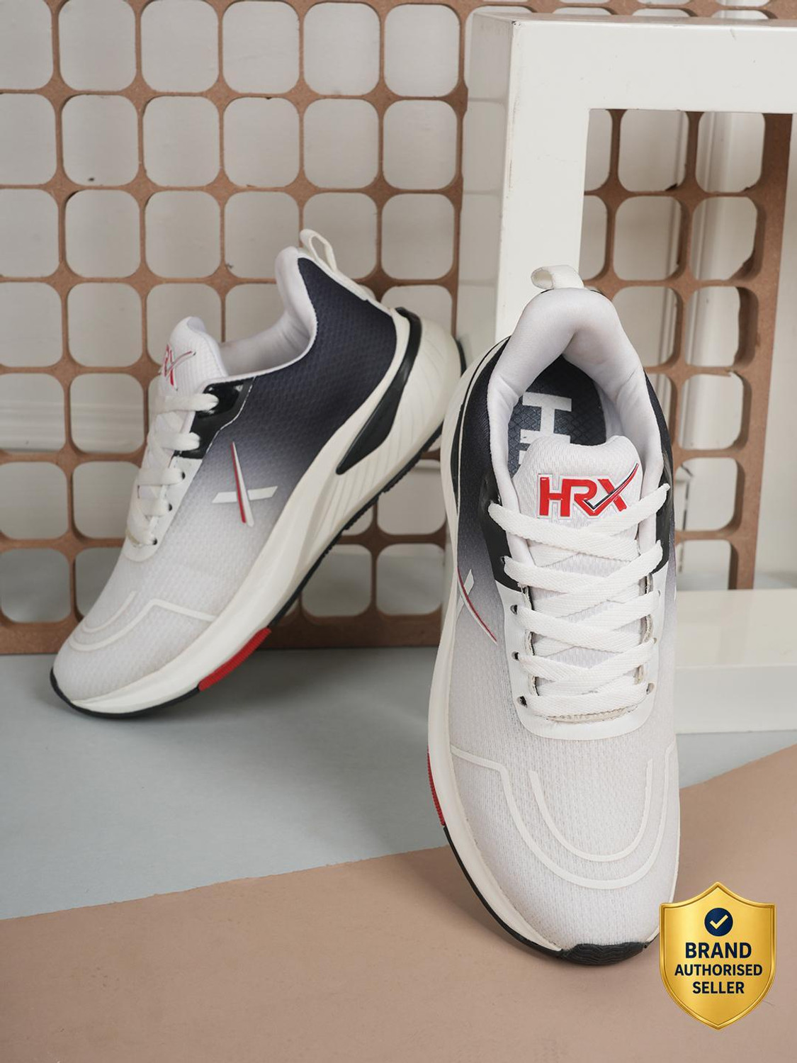 Image of HRX by Hrithik Roshan RC-110W GREY Training & Gym Shoes For Men (Grey , 8)