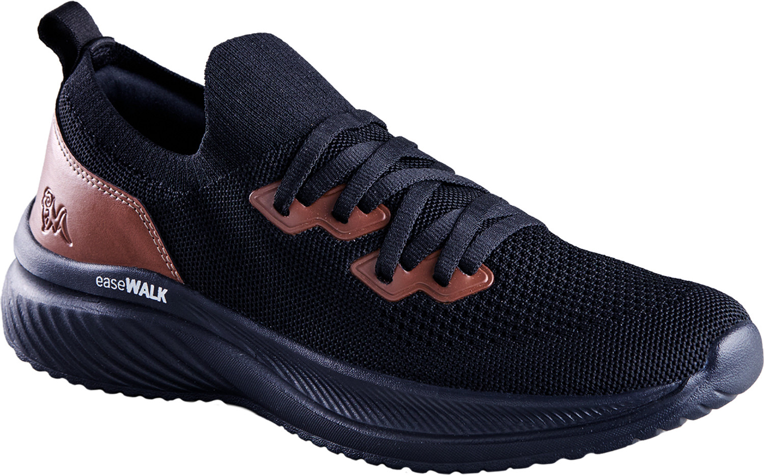 Image of Neemans City Strides Sneakers For Men (Black, Beige , 12)