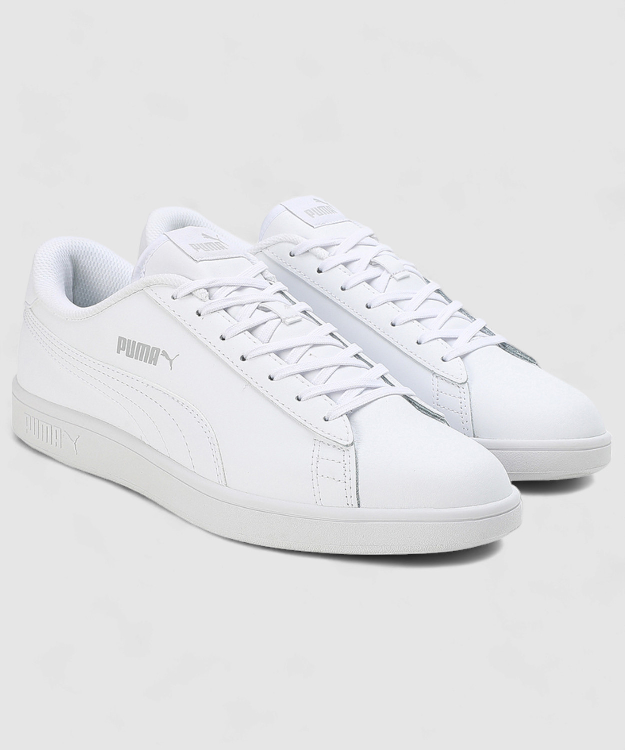 Image of PUMA Smash v2 L Sneakers For Women (White , 5)
