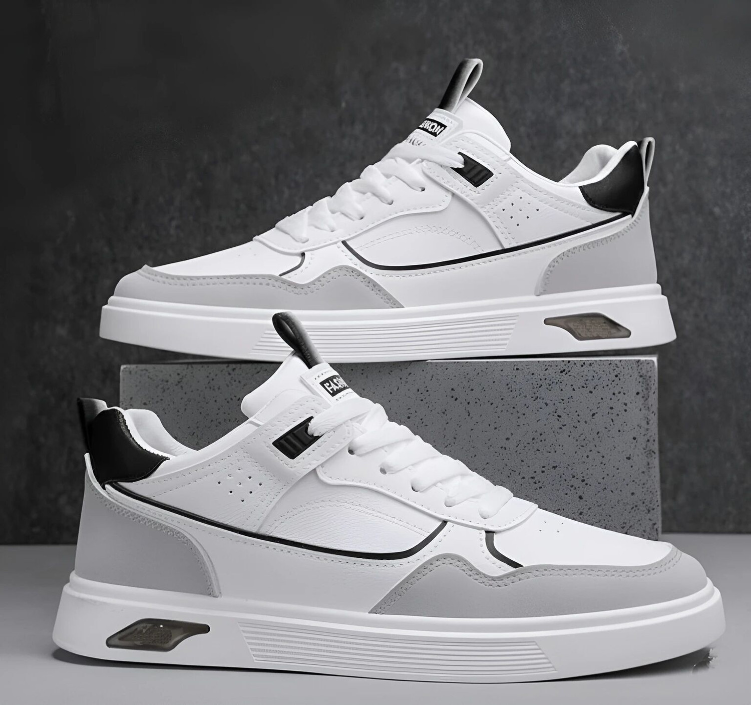 Echor ESMGOD Men's White Gym Shoes - Image 5