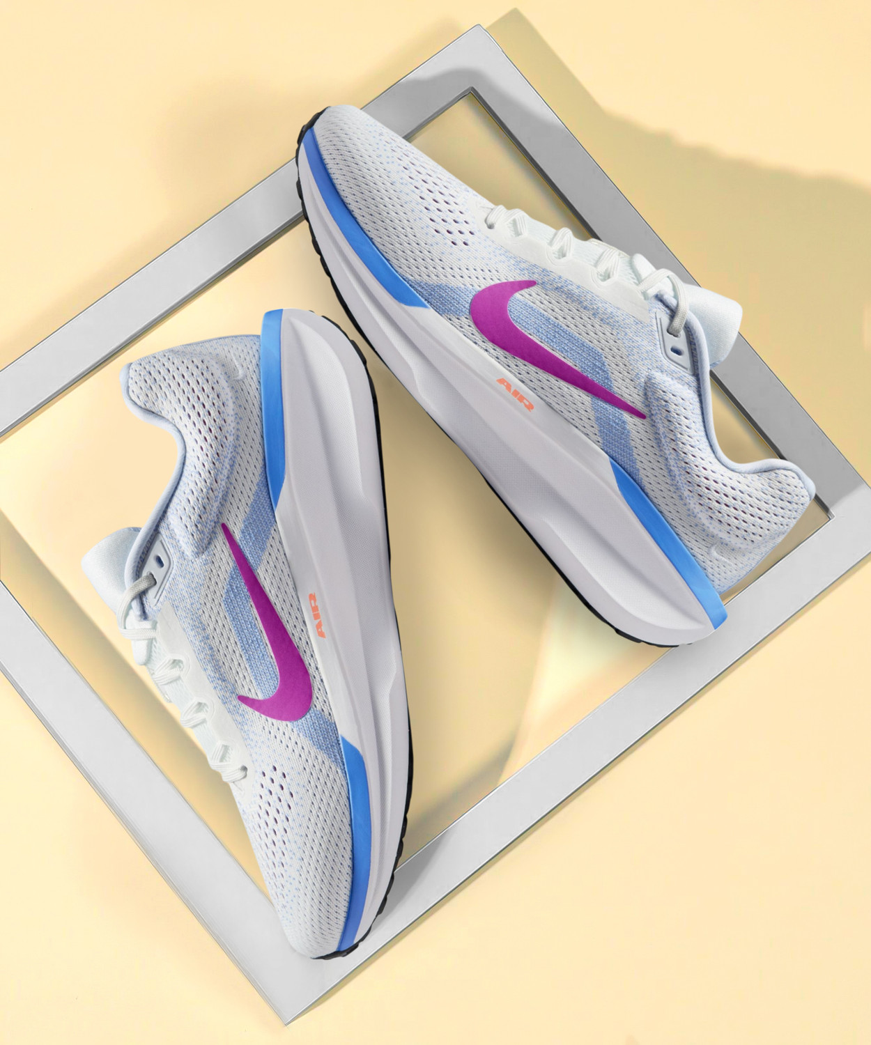 Image of NIKE wmns air winflo 11 Running Shoes For Women (White , 5)