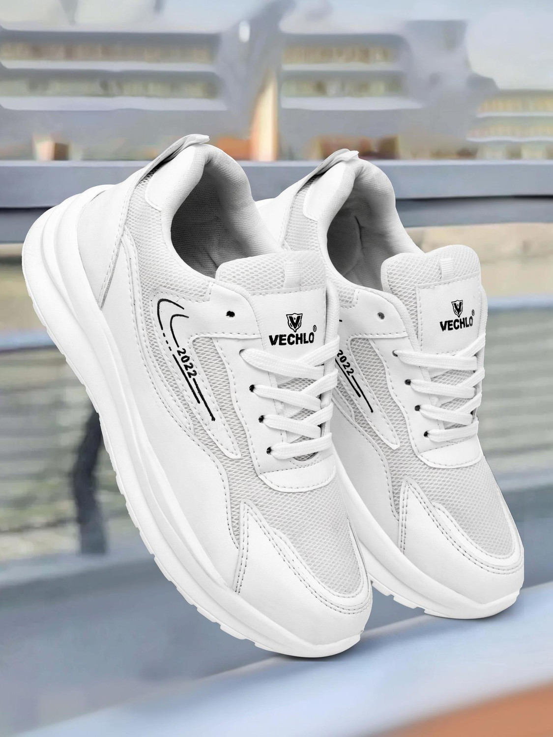 Image of Kadak Collection Sneakers For Men (White , 6)