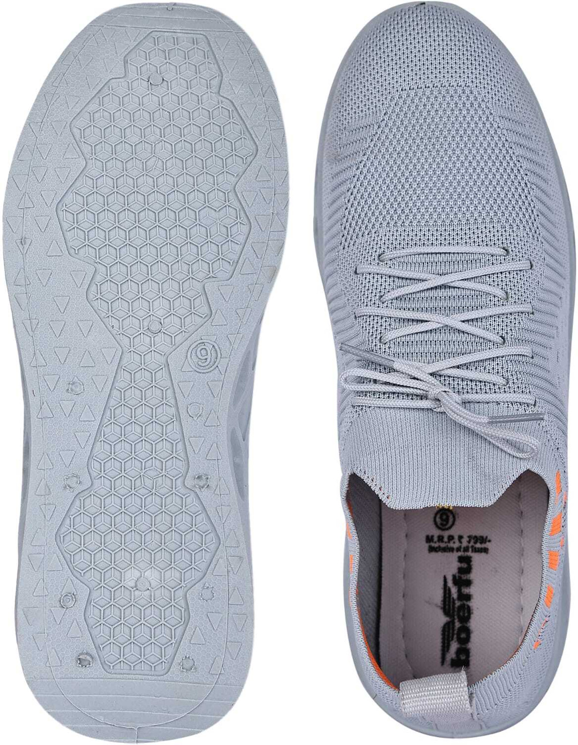 Image of SHOELAMB Pack of 2 Shoes Combo Casual For Men (Grey , 9)