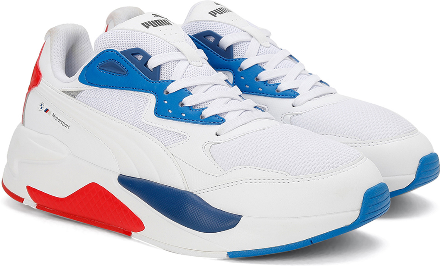 Image of PUMA BMW MMS X-Ray Speed Sneakers For Men (White , 5)