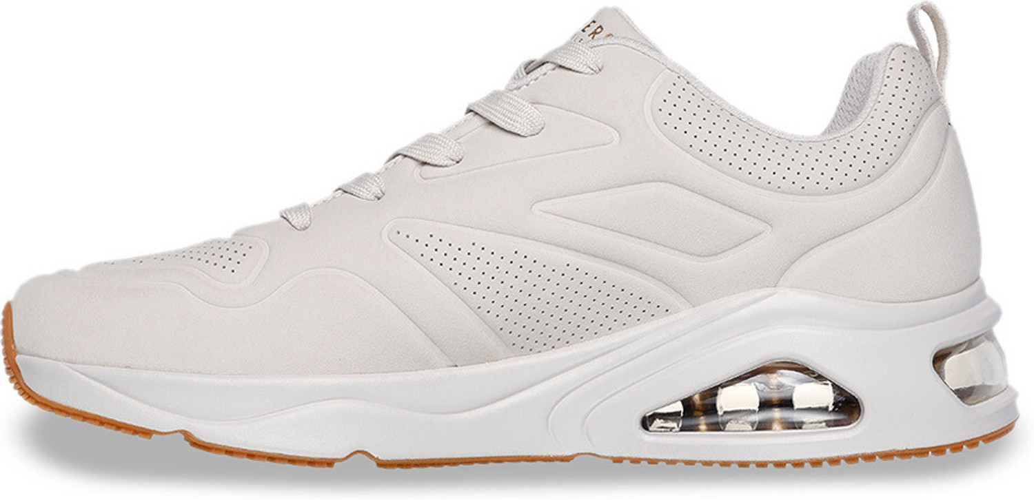 Image of Skechers TRES-AIR UNO - CASAIRAL Men Textured Sneakers Casuals For Men (Off White , 12)