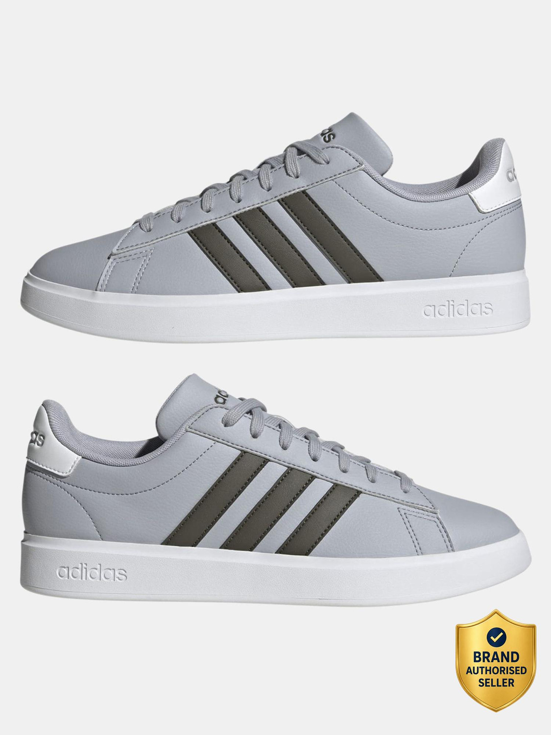 Image of ADIDAS GRAND COURT 2.0 Sneakers For Men (Black , 3)