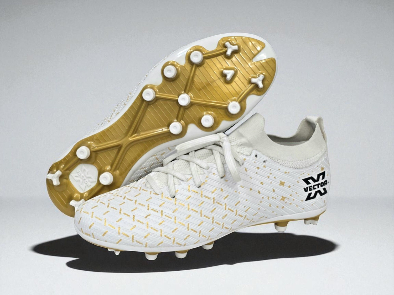 Image of VECTOR X Outdoors For Men (White, Gold , 4)