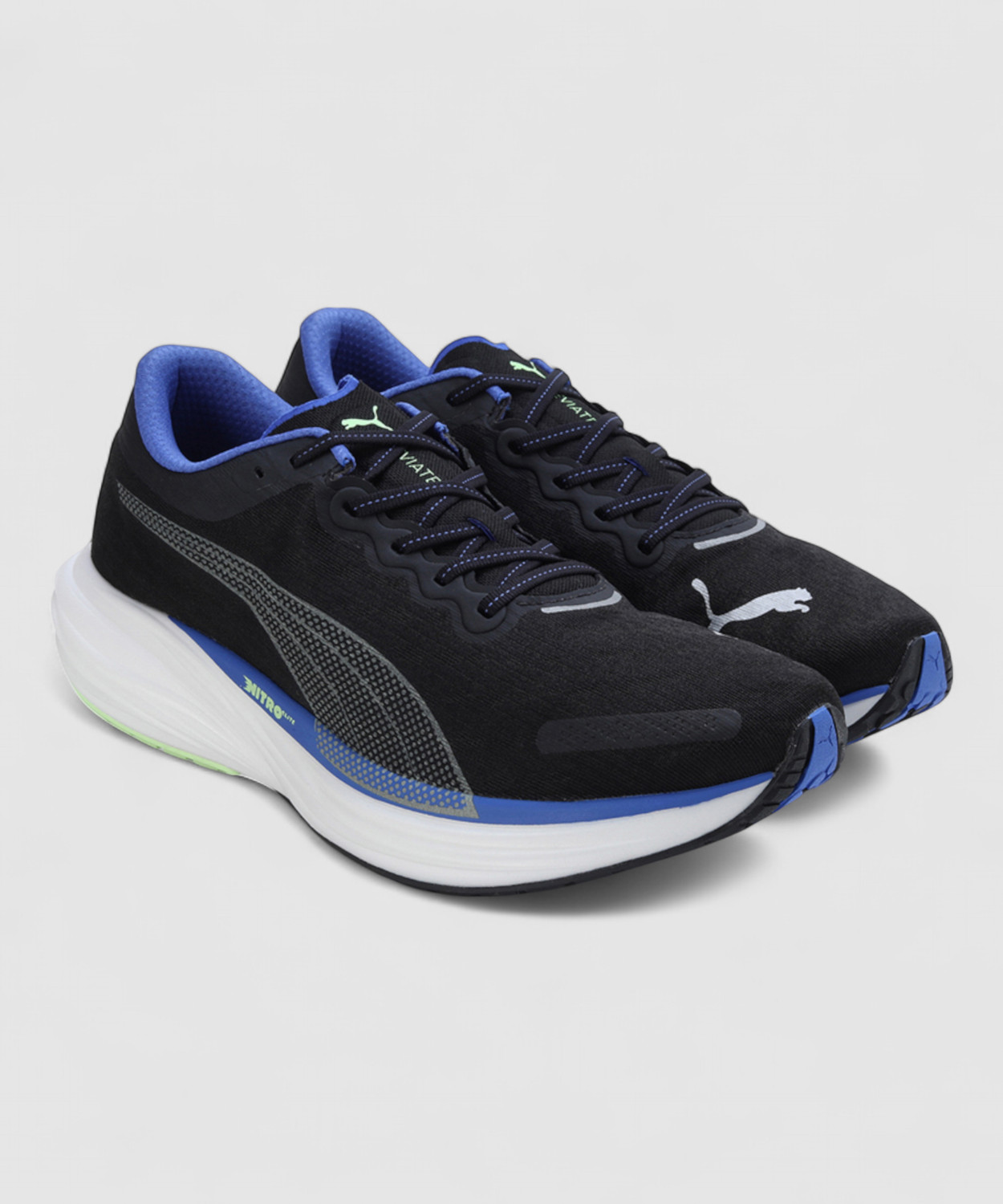 Image of PUMA Deviate NITRO 2 Running Shoes For Men (Black , 8.5)