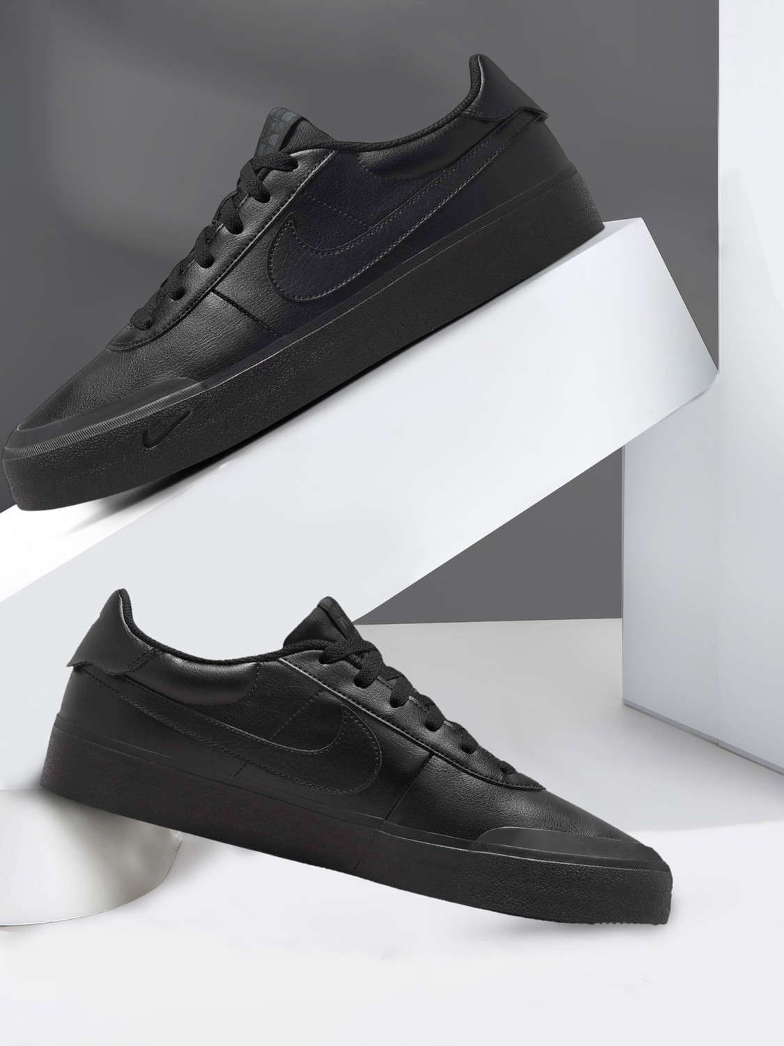Image of NIKE Court Shot Tennis Shoes For Men (Black , 13)
