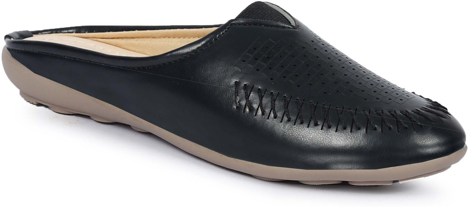 Image of K' Footlance Loafers For Women (Black , 7)