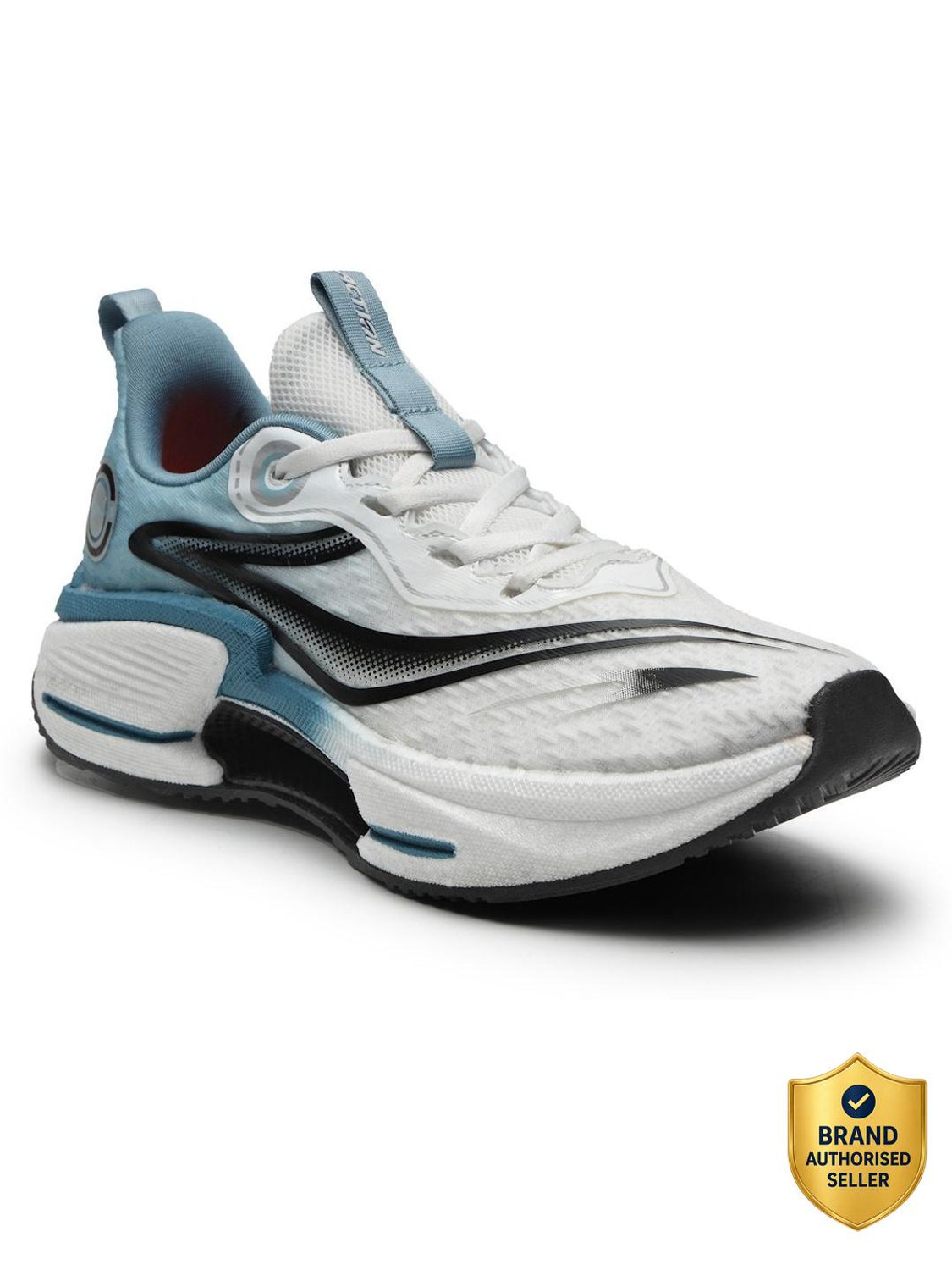 Image of RED TAPE Ozark | Low-Cut Outdoor Hiking & Trekking Shoes For Men (Off White, Grey , 9)