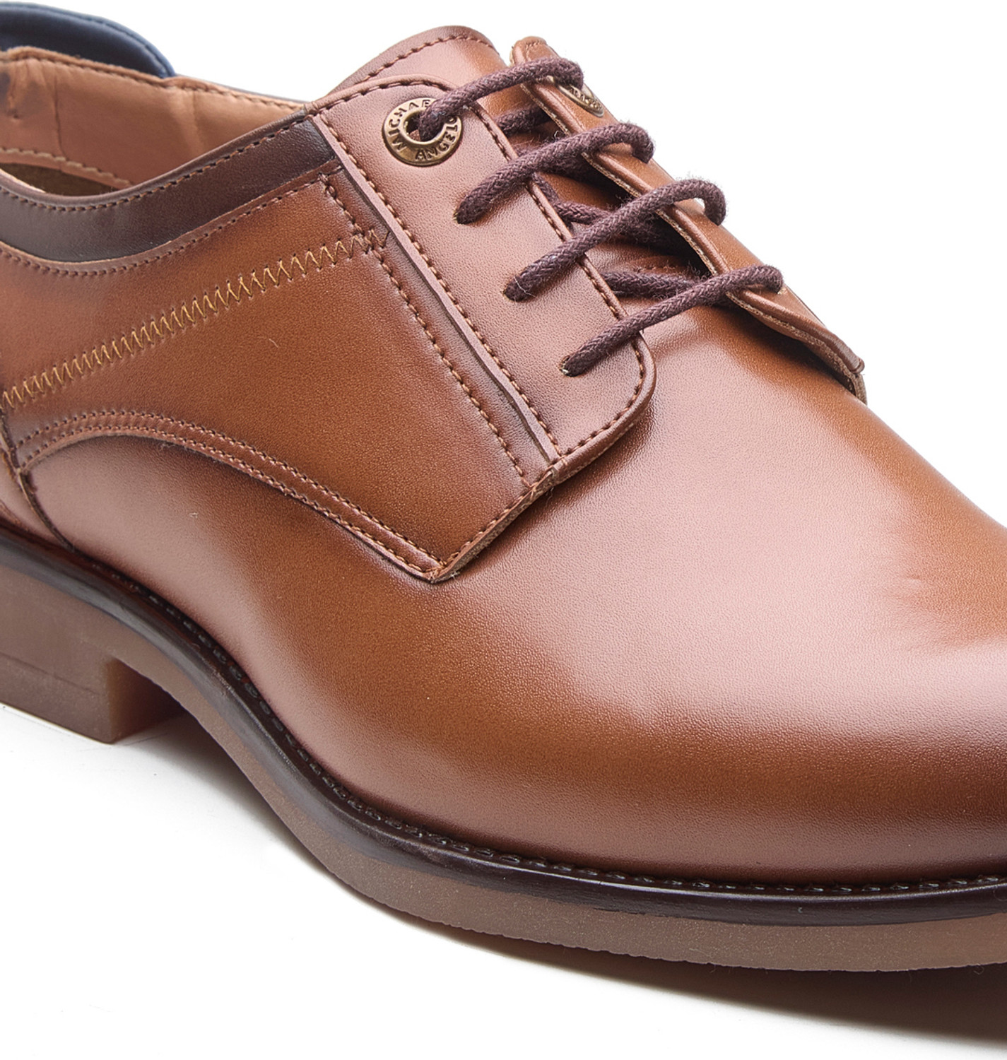Image of Michael Angelo Formal Shoes For Men (Tan , 5)