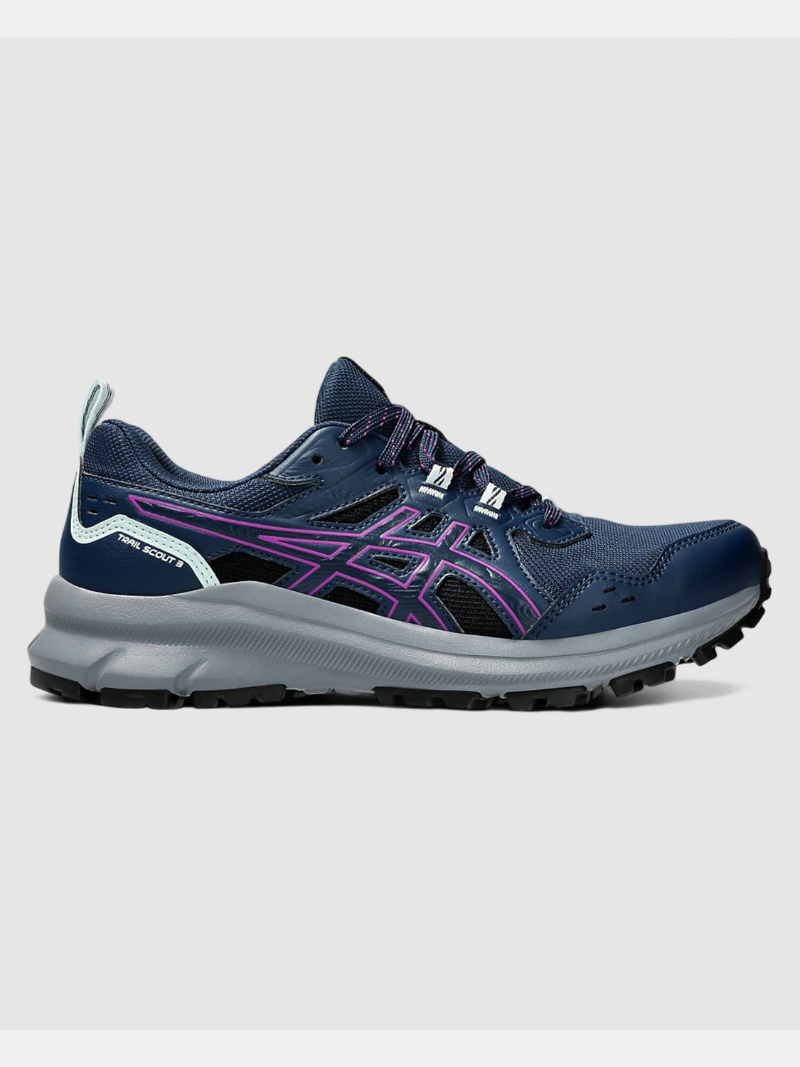 Image of Asics TRAIL SCOUT 3 Running Shoes For Women (Blue , 7)