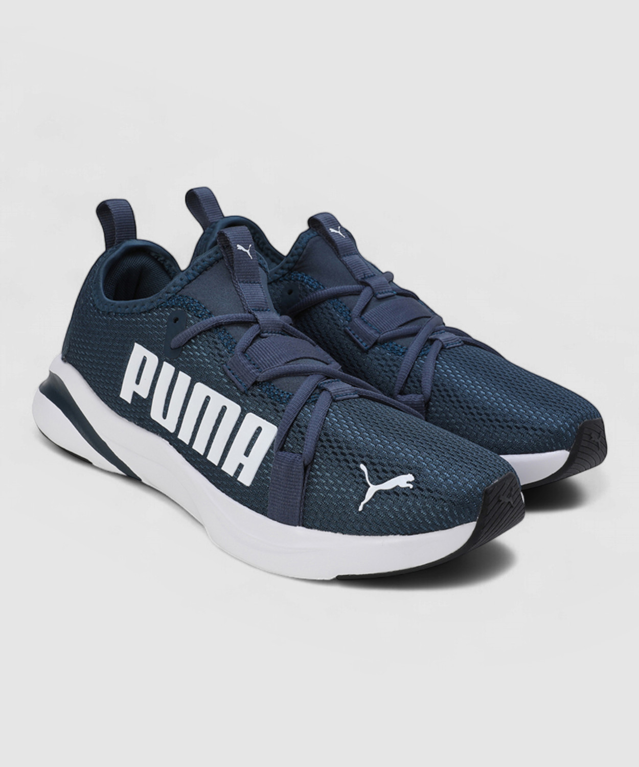 Image of PUMA Softride Rift Runlyn Slipon Running Shoes For Men (Blue , 7.5)
