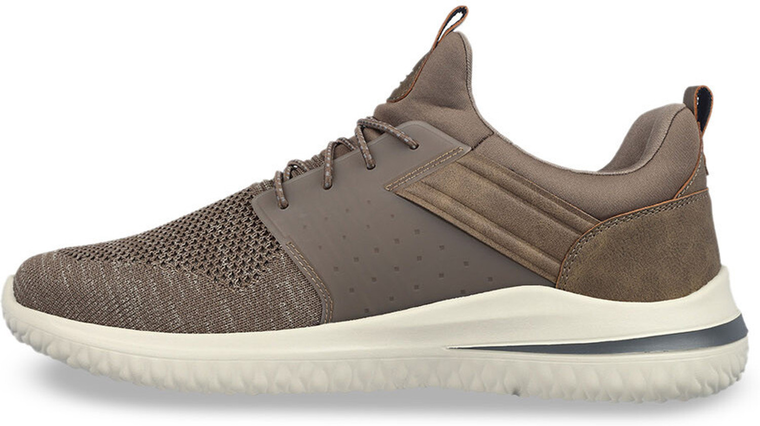 Image of Skechers Mens DELSON 3 Khaki Casual Shoes Casuals For Men (Khaki , 12)