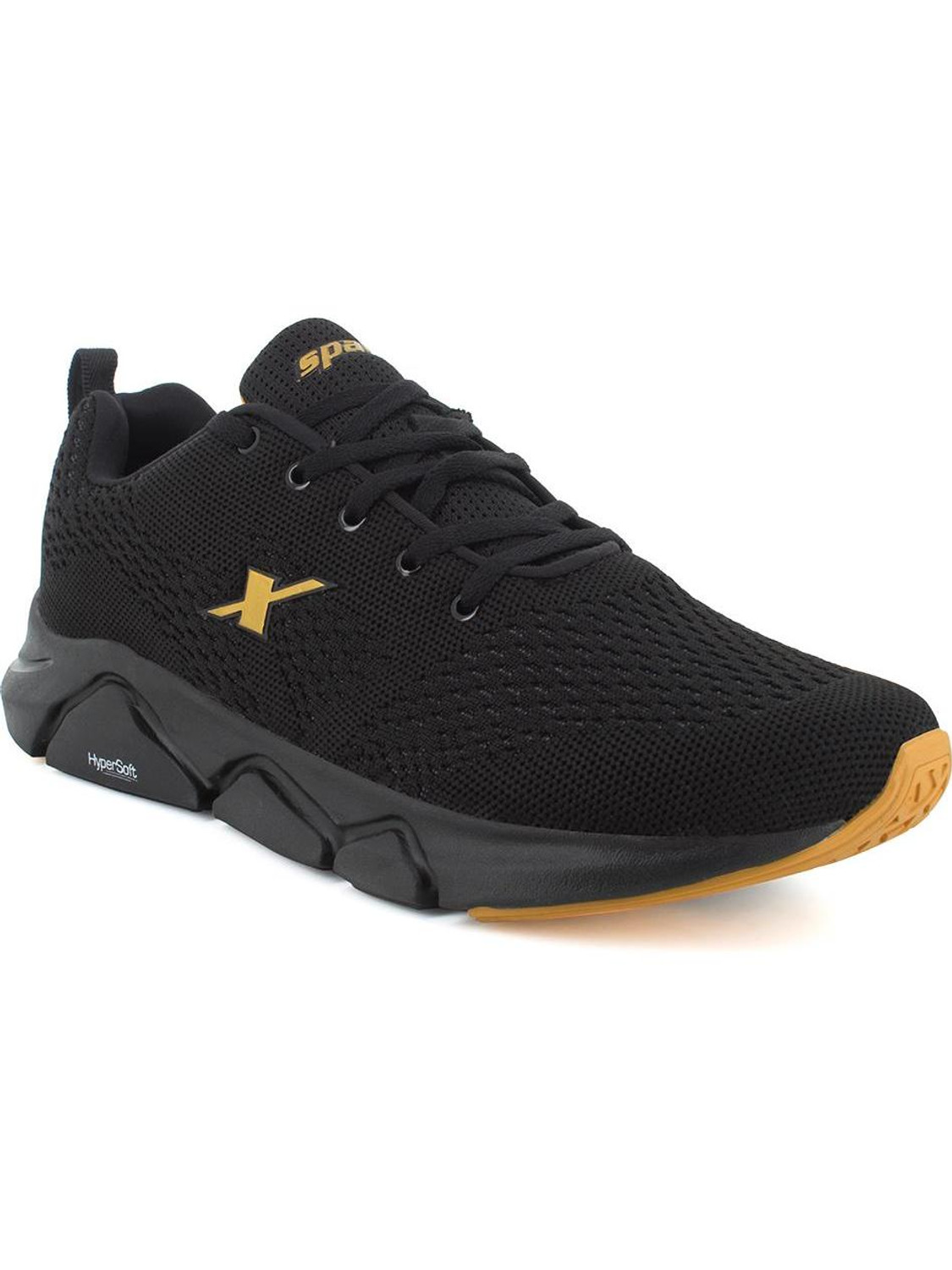 Image of Footox Trendy Sports Running Shoes For Men (Black, Gold , 10)