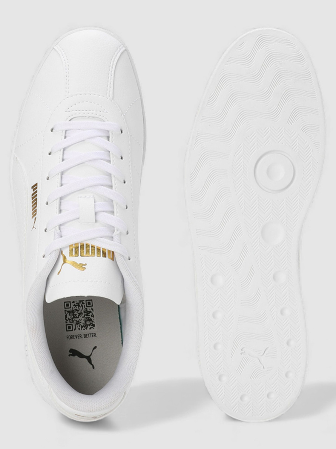 Image of PUMA Club II SL Sneakers For Men (White , 4)