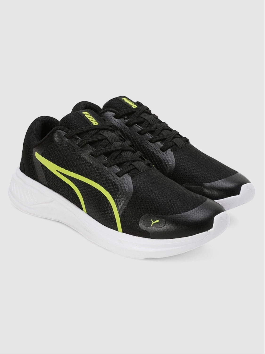 Image of PUMA Softride Cruise Running Shoes For Men (Black , 5)