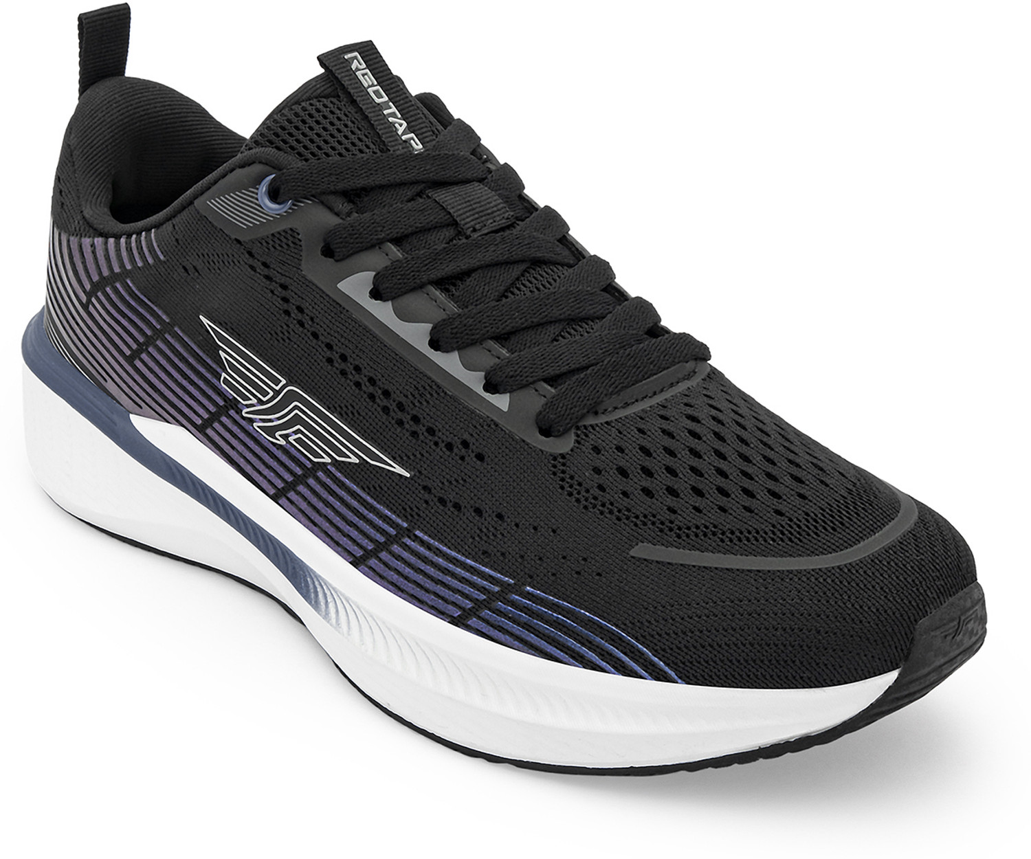 RED TAPE Low Cut Sports Shoes for Men in Black Navy - Image 1