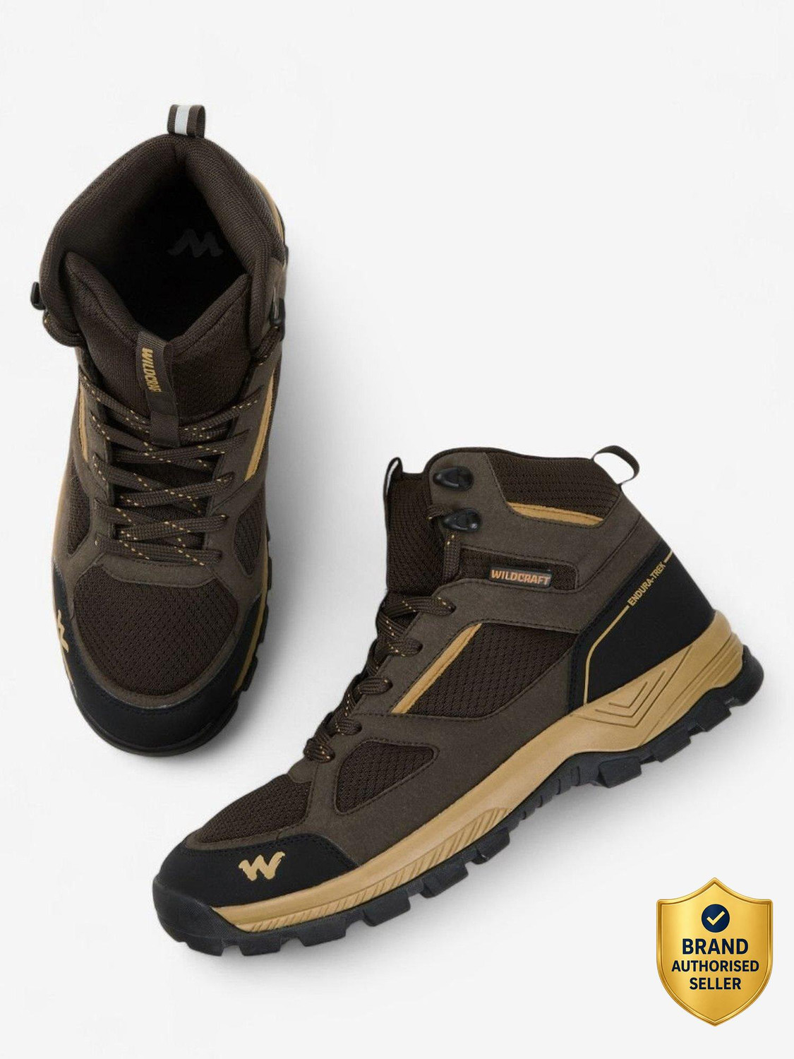 Image of RED TAPE Ozark High-Top Outdoor Hiking & Trekking Shoes For Men (Multicolor , 9)