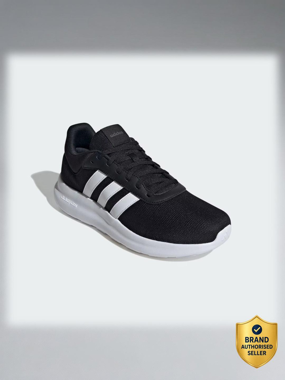 Image of ADIDAS LITE RACER 4.0 Sneakers For Men (Black , 6)