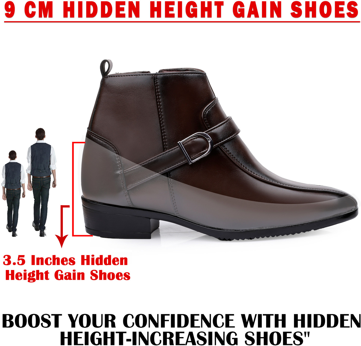 Image of RED CHIEF RC3895 Boots For Men (Brown , 10)