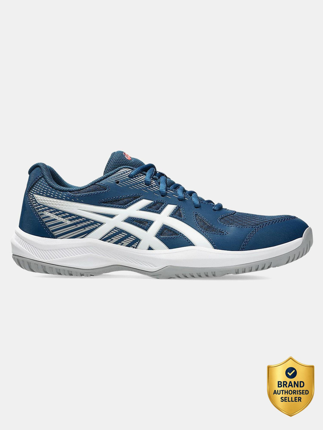 Image of Asics GEL-TACTIC 12 Sneakers For Men (Grey , 6)