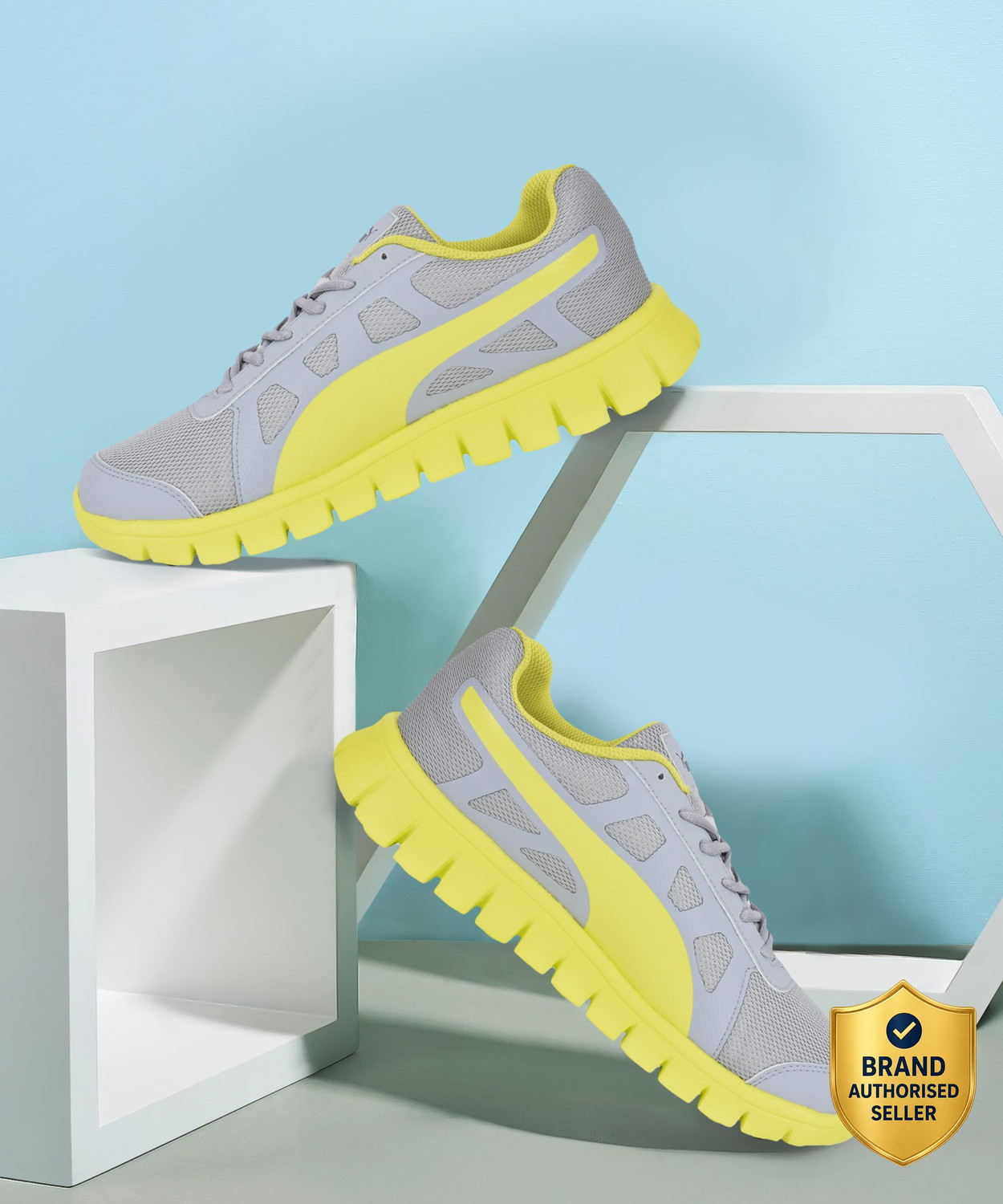 Image of PUMA Blur V1 Running Shoes For Men (Multicolor , 11)