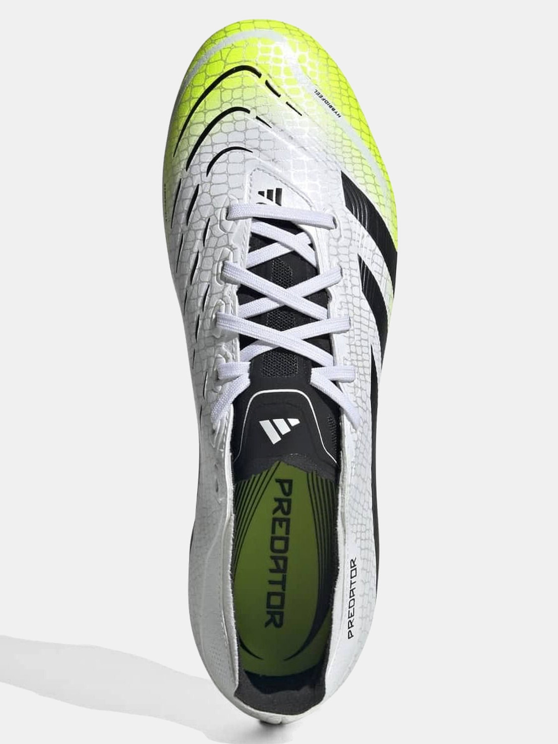 Image of ADIDAS PREDATOR LEAGUE FG Football Shoes For Men (White, Green , 10.5)