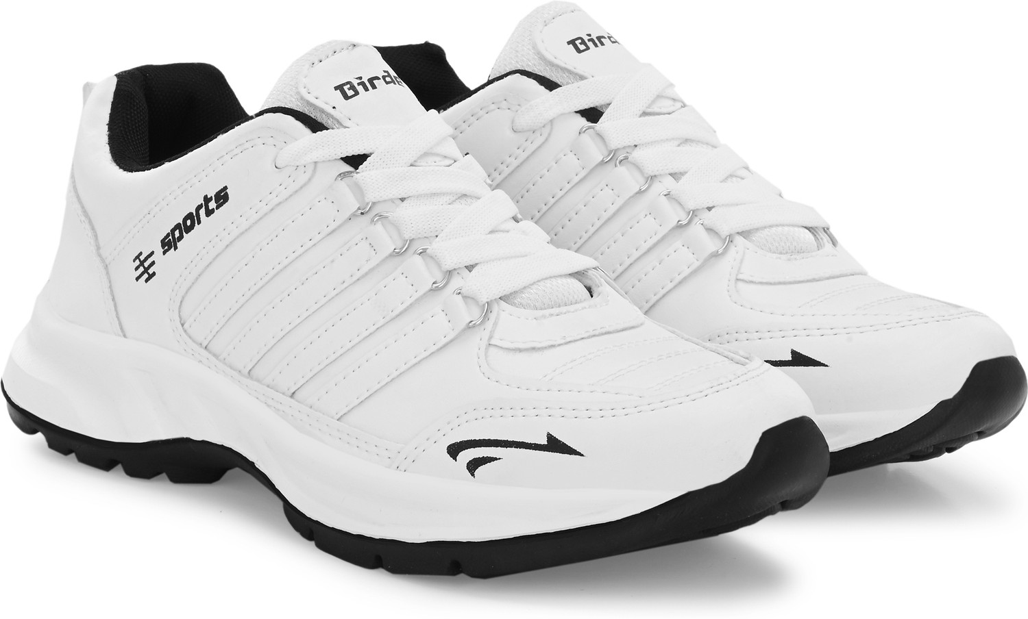 Image of NOBELITE Premium Sports ,Gym, Trending, Stylish Running Shoes For Men (White, Navy , 10)