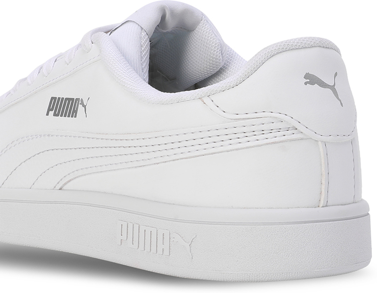 Image of PUMA Smashic Sneakers For Men (White , 12)