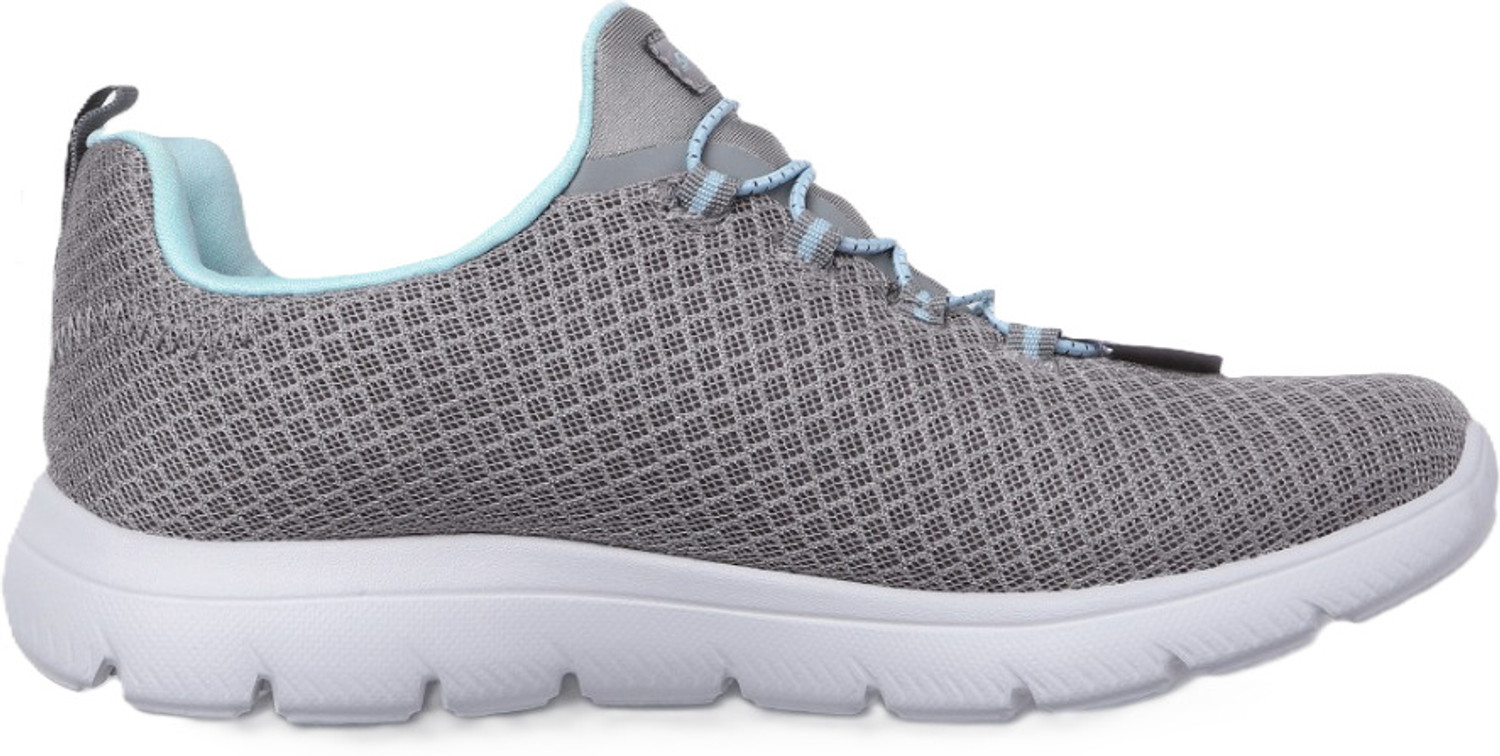 Image of Skechers SUMMITS Sneakers For Women (Grey , 5)