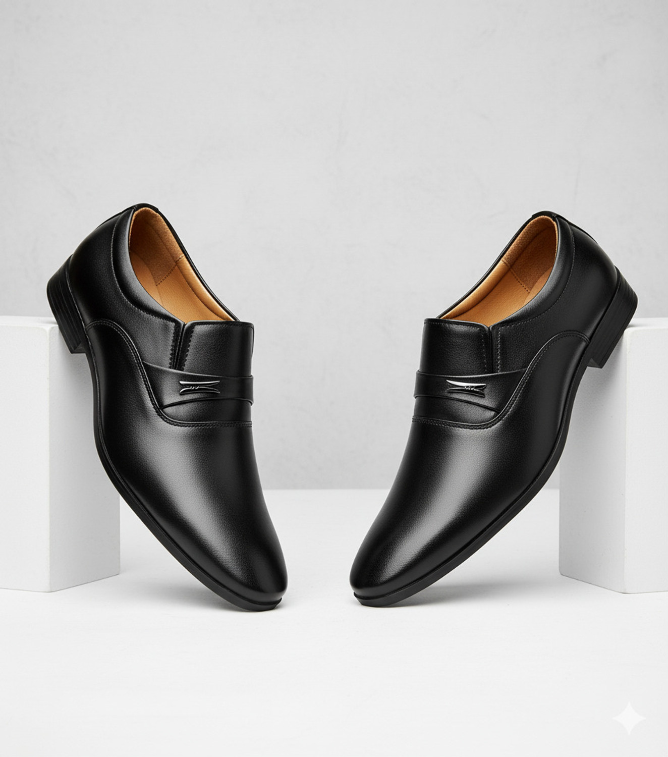 kickonus Men's Formal Slip-On Shoes - Image 5