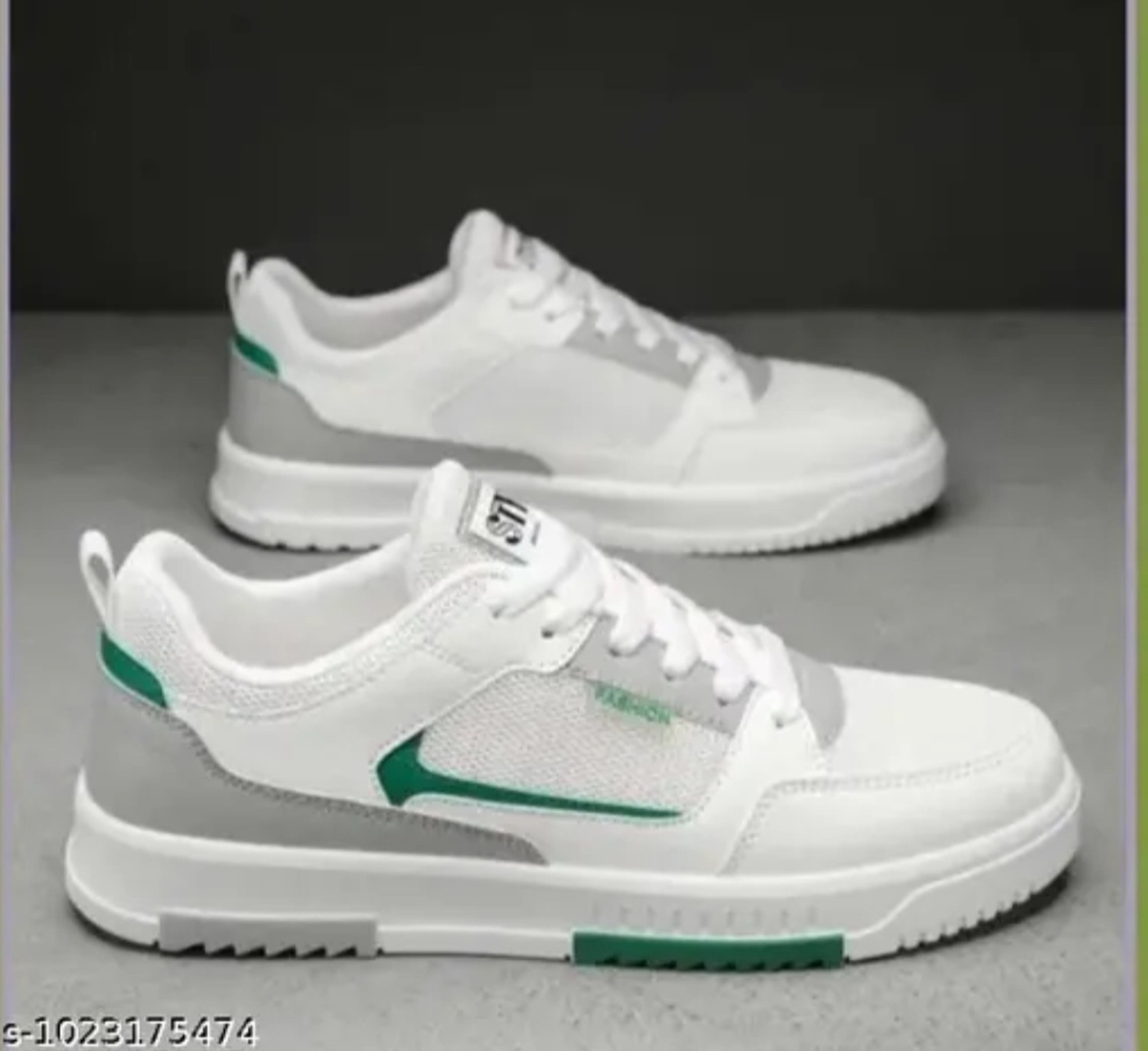 Sumitenterprises Men's Casual White Sneakers - Image 1