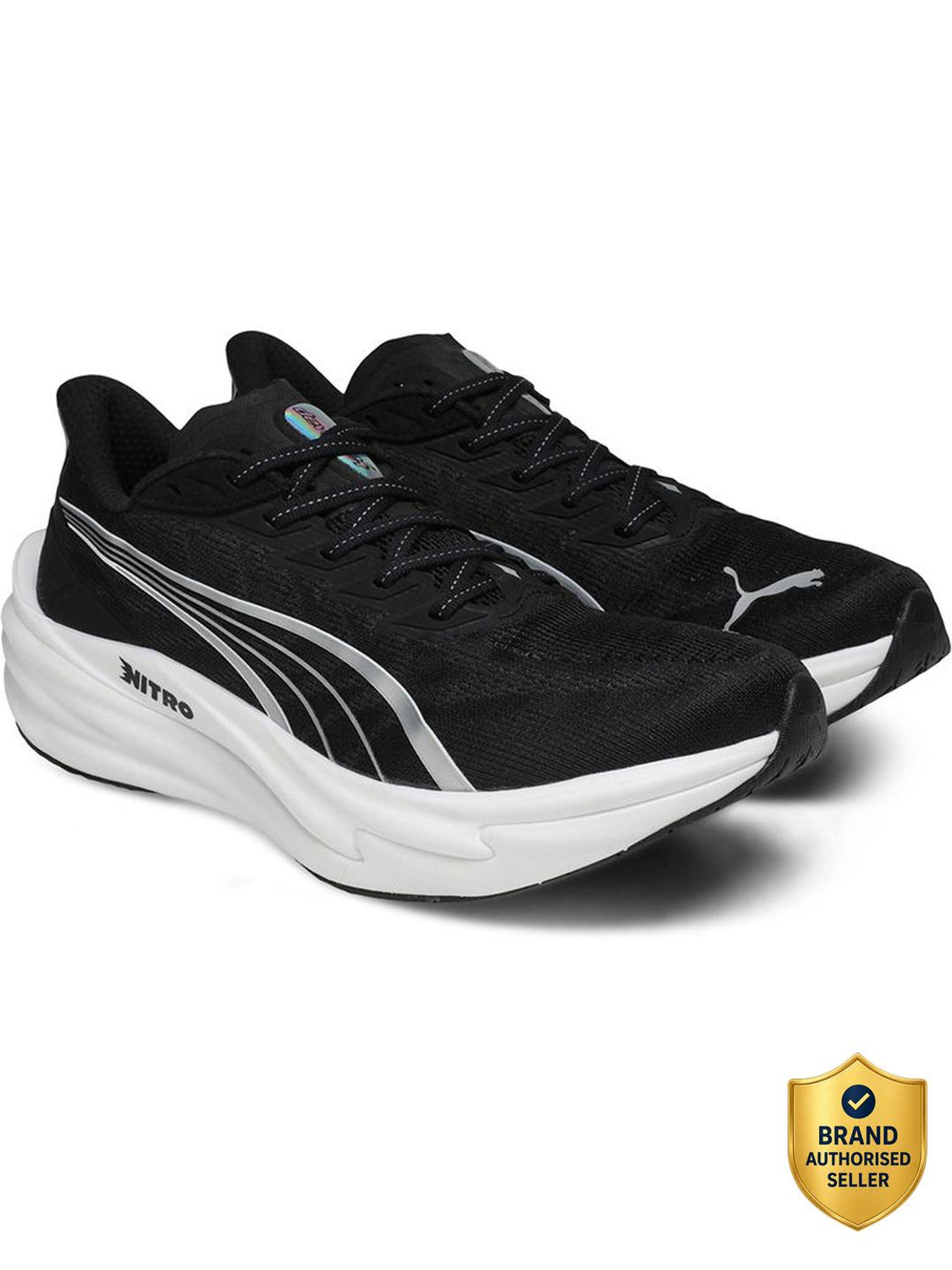 Image of PUMA Deviate NITRO 2 Running Shoes For Men (Black , 8.5)