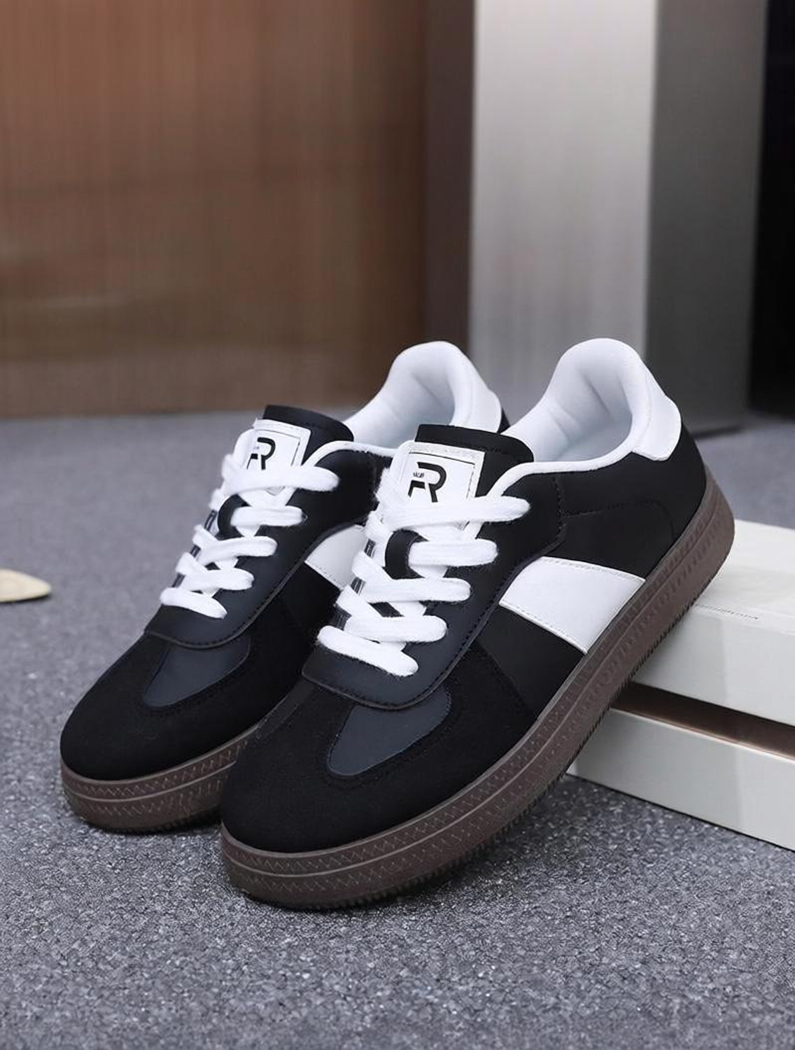 Image of Mast & Harbour Comfortable Outdoor Suede Slip-On Casual For Women (Black , 7)