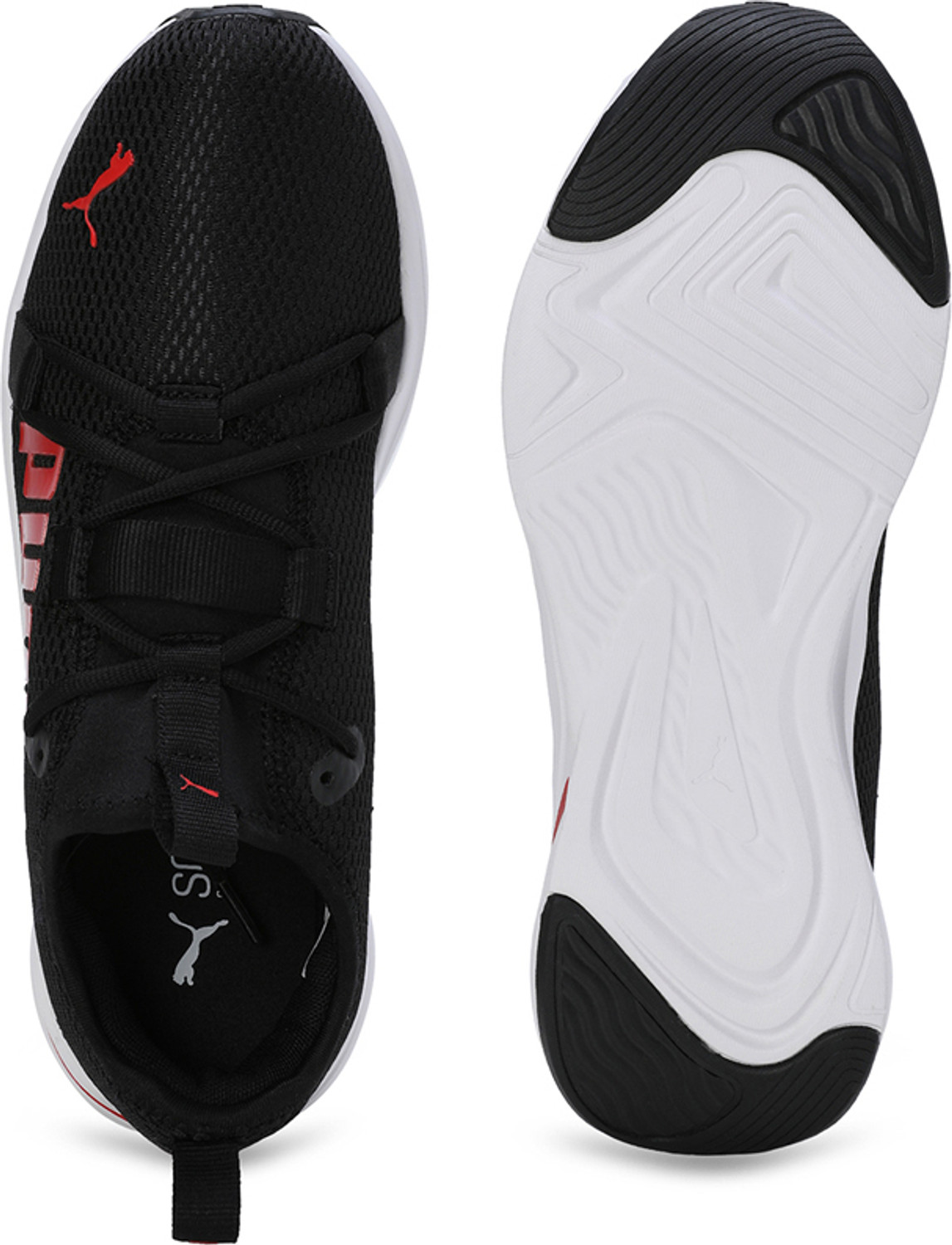 Image of PUMA Softride Rift Runlyn Slipon Running Shoes For Men (Black , 8.5)