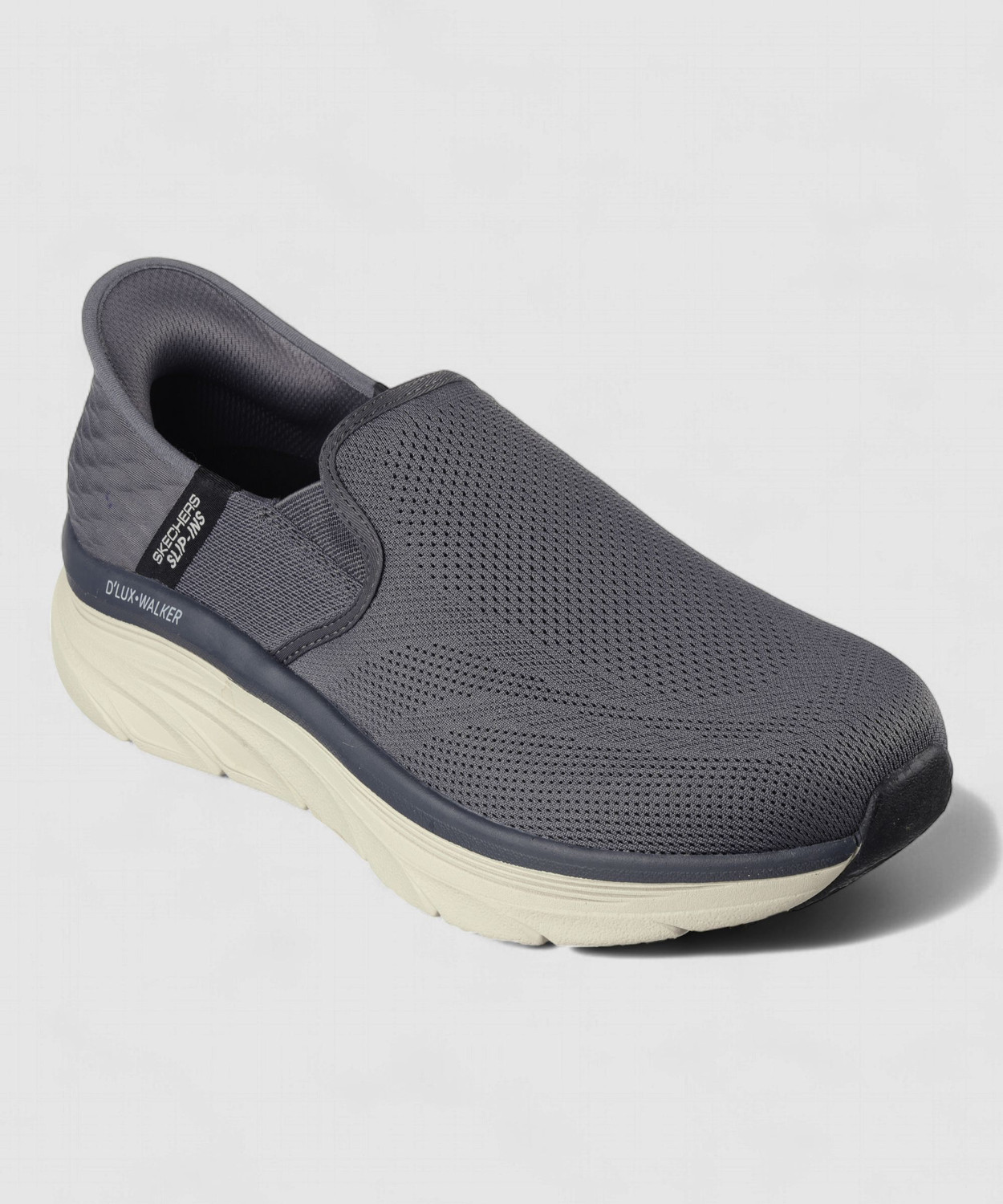 Image of Skechers D'LUX WALKER - ORFORD Sneakers For Men (Grey , 7)
