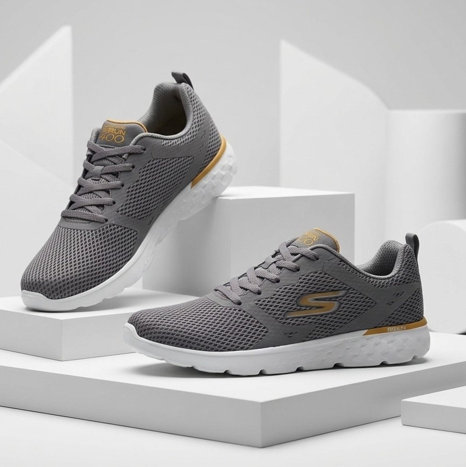 Image of Skechers Sneakers For Men (Grey , 7)