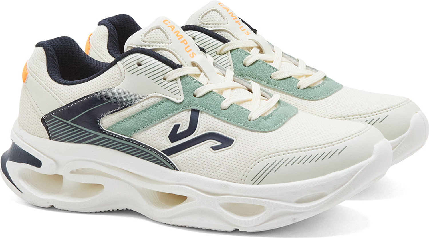 Image of CAMPUS FEROX Running Shoes For Men (White , 8)
