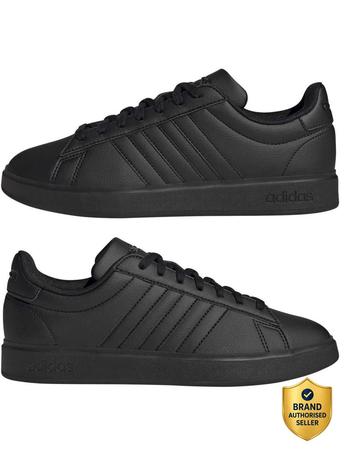 Image of ADIDAS GRAND COURT 2.0 Sneakers For Men (Black , 3)