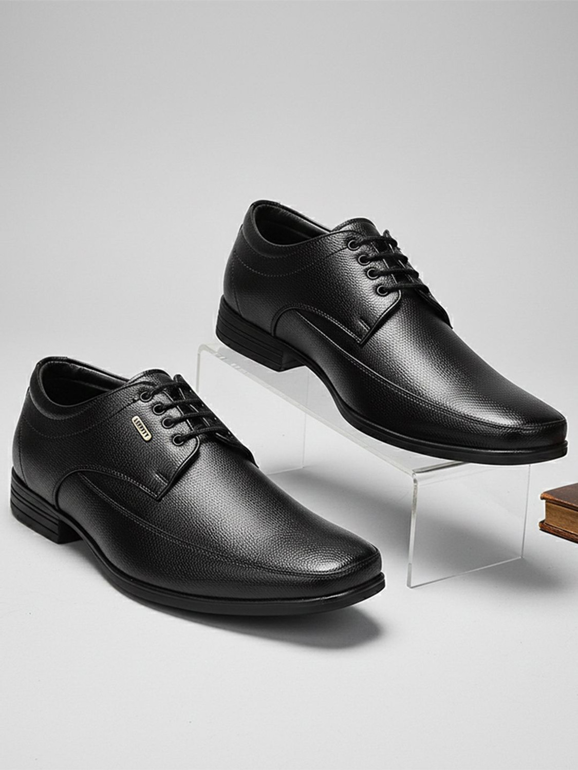 Image of LIBERTY Fortune UVL-134 Formal Lacing Shoes With PU Sole | Suitable For Office Wear Derby For Men (Black , 11)