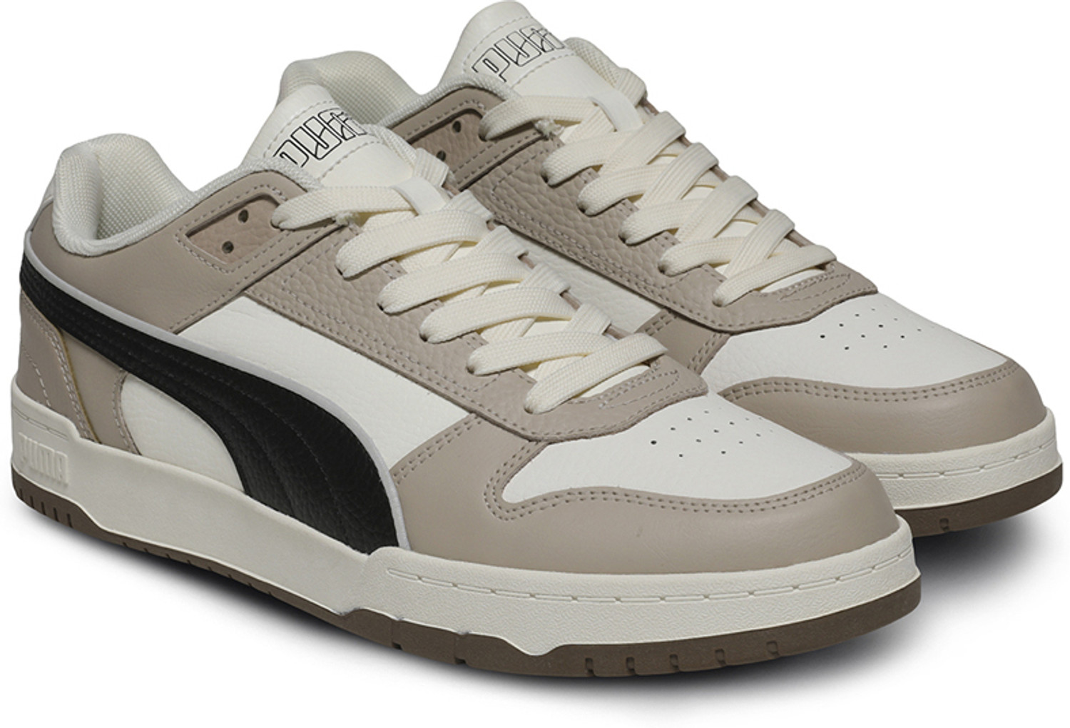 Image of PUMA IV-60 Canvas Shoes For Men (Black , 12)