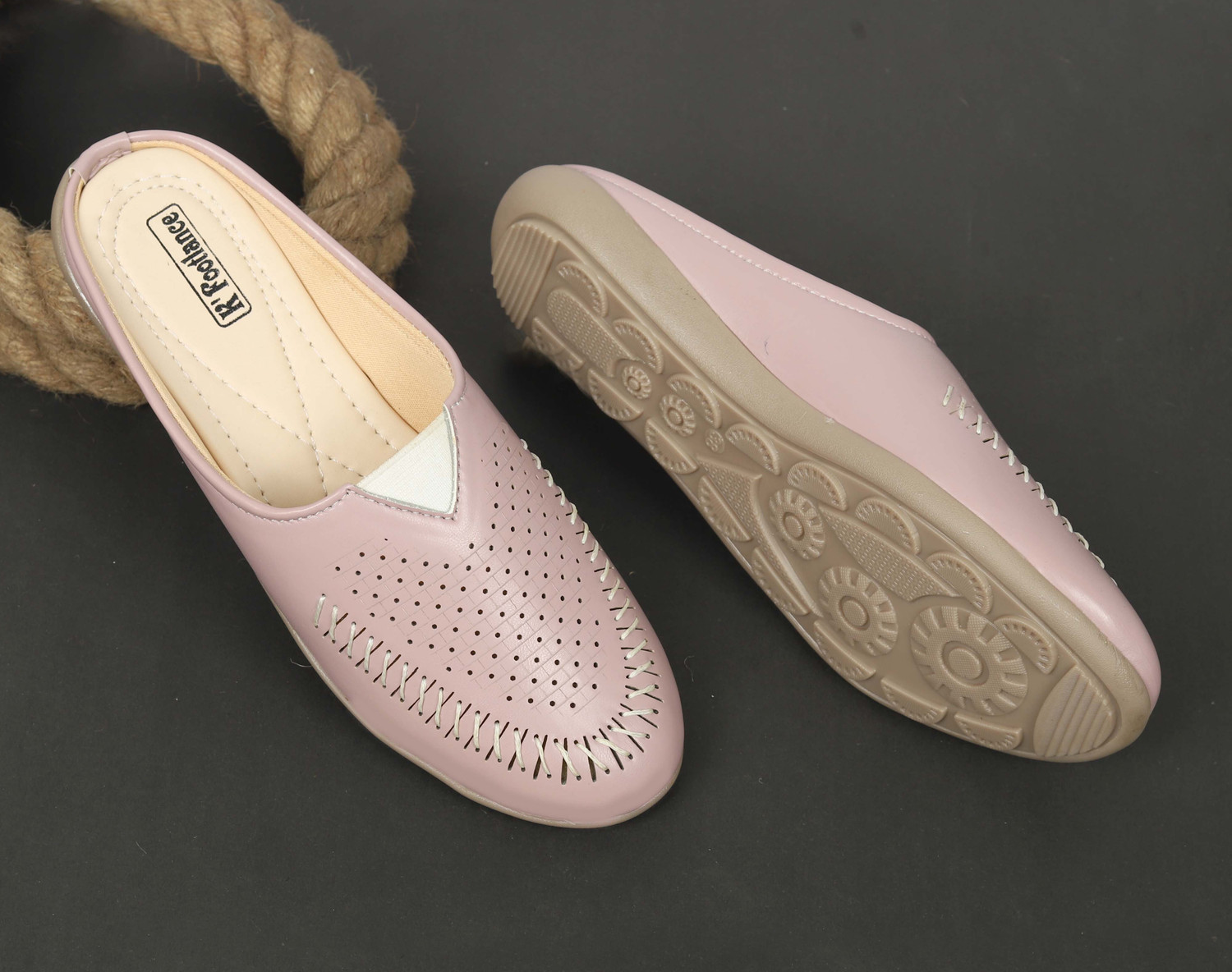 Image of K' Footlance Loafers For Women (Purple , 9)