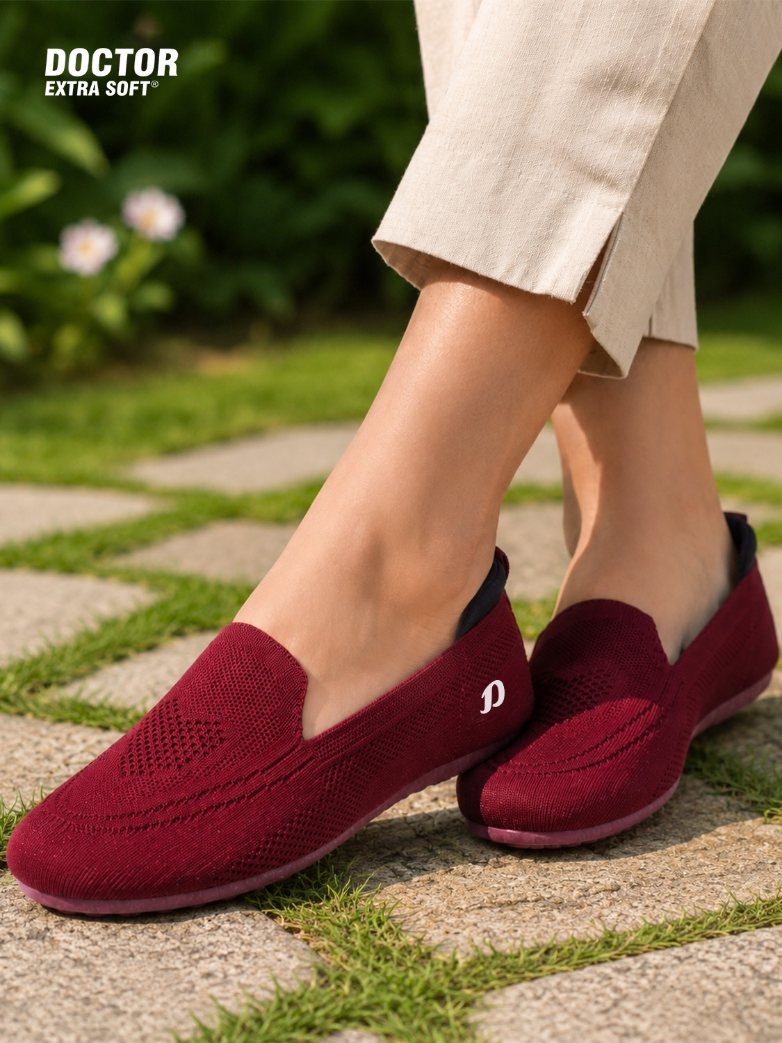Image of JOOTIYAPA TRENDY STYLISH BELLIES SHOES FOR WOMEN Casuals For Women (Purple , 4)