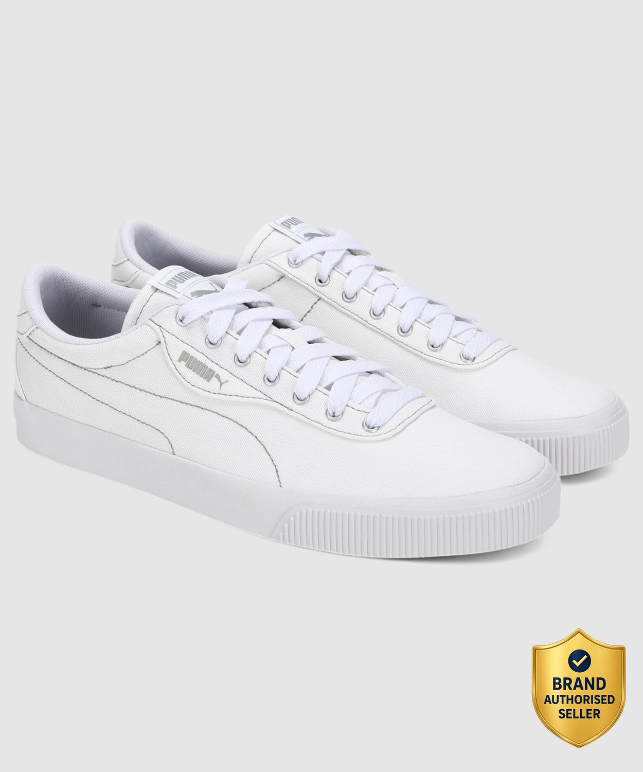 Image of PUMA IV-60 Canvas Shoes For Men (White , 12)