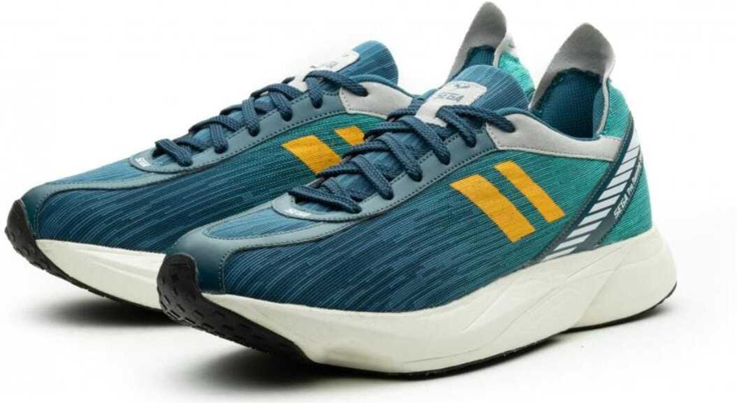 Image of SEGA NEW ADMIRE (2025) - Pro Running Shoes For Men (Green, Multicolor , 9)