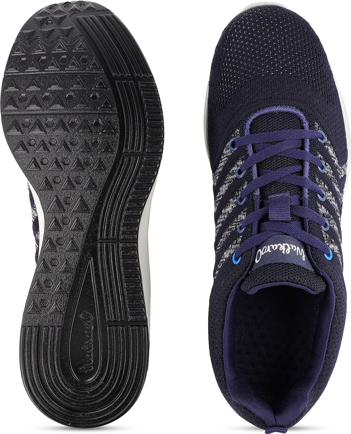 Image of WALKAROO Walking Shoes For Men (Navy , 9)