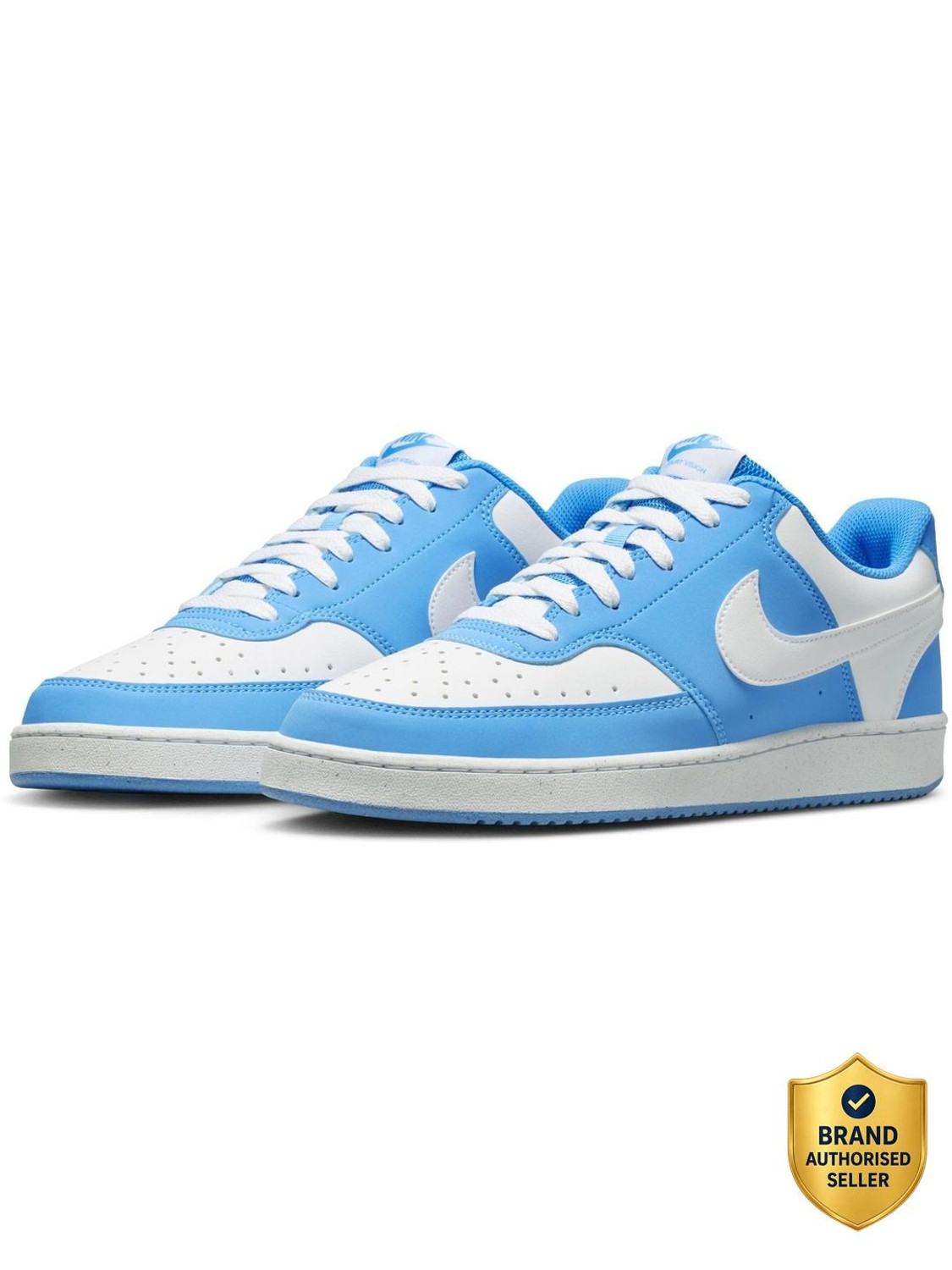 NIKE Court Vision Low Basketball Shoes For Men (Blue , 8) - Image 1